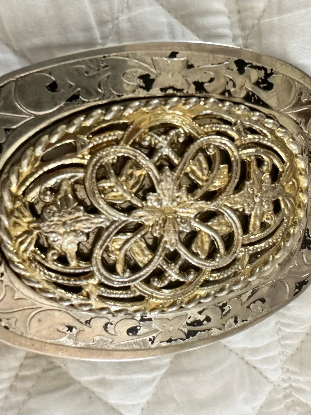 Tony Lama Vintage Western Leather Name Belt 